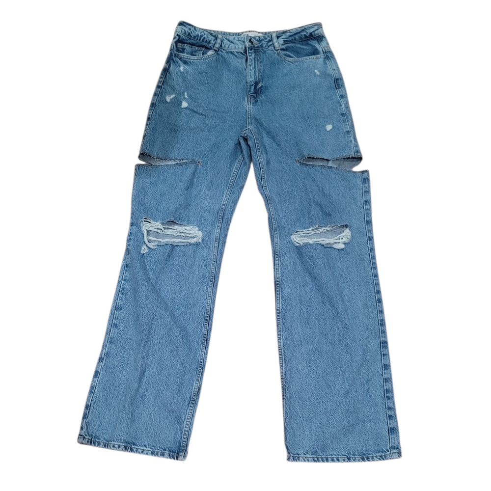 Zara Mid Rise Straight Jeans size 8 - Picture 3 of 9